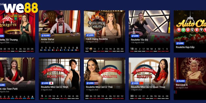 Giao diện của sảnh cược vô cùng thân thiện với nhiều tính năng mới