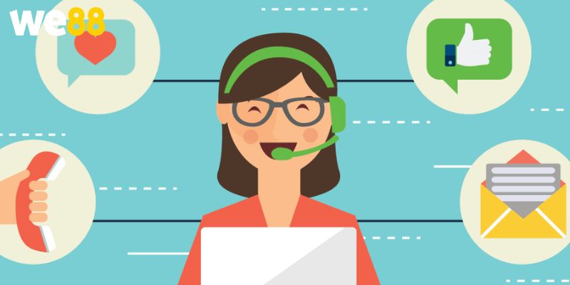 Đội ngũ nhân viên của nhà cái hỗ trợ hội viên 24/24