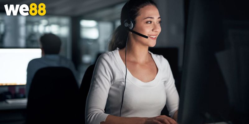Dịch vụ hỗ trợ khách hàng WE88 hoạt động liên tục 24/7