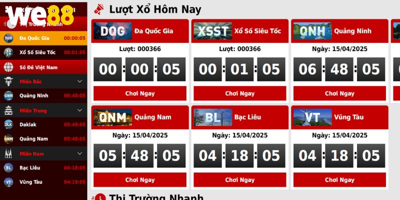 Sảnh tập hợp đa dạng hình thức chơi số để bạn tham gia trải nghiệm